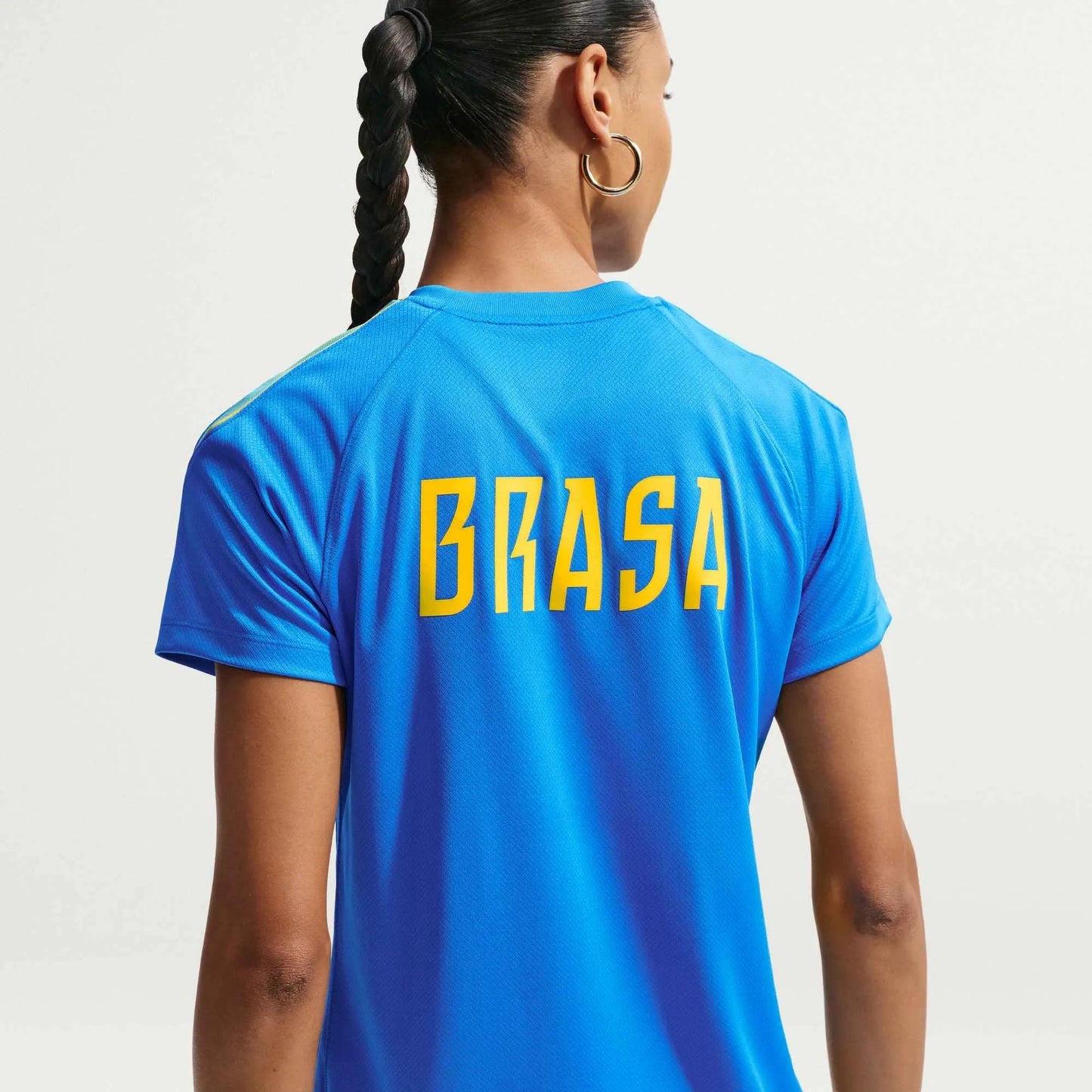 2026-27 Brazil Women's Strike Top Lt Photo Blue/Light Menta/Midwest Gold