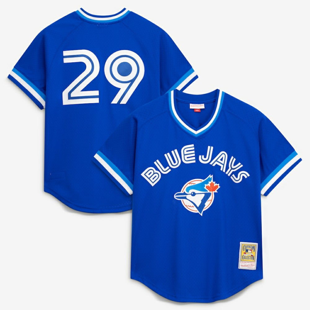 Joe Carter Toronto Blue Jays Authentic Batting Practice Jersey - Royal | Mitchell & Ness