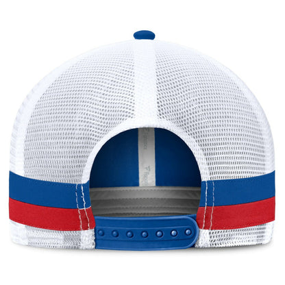 Buffalo Bills Fundamentals Side Stripe Trucker Adjustable Hat - Royal/White cheap