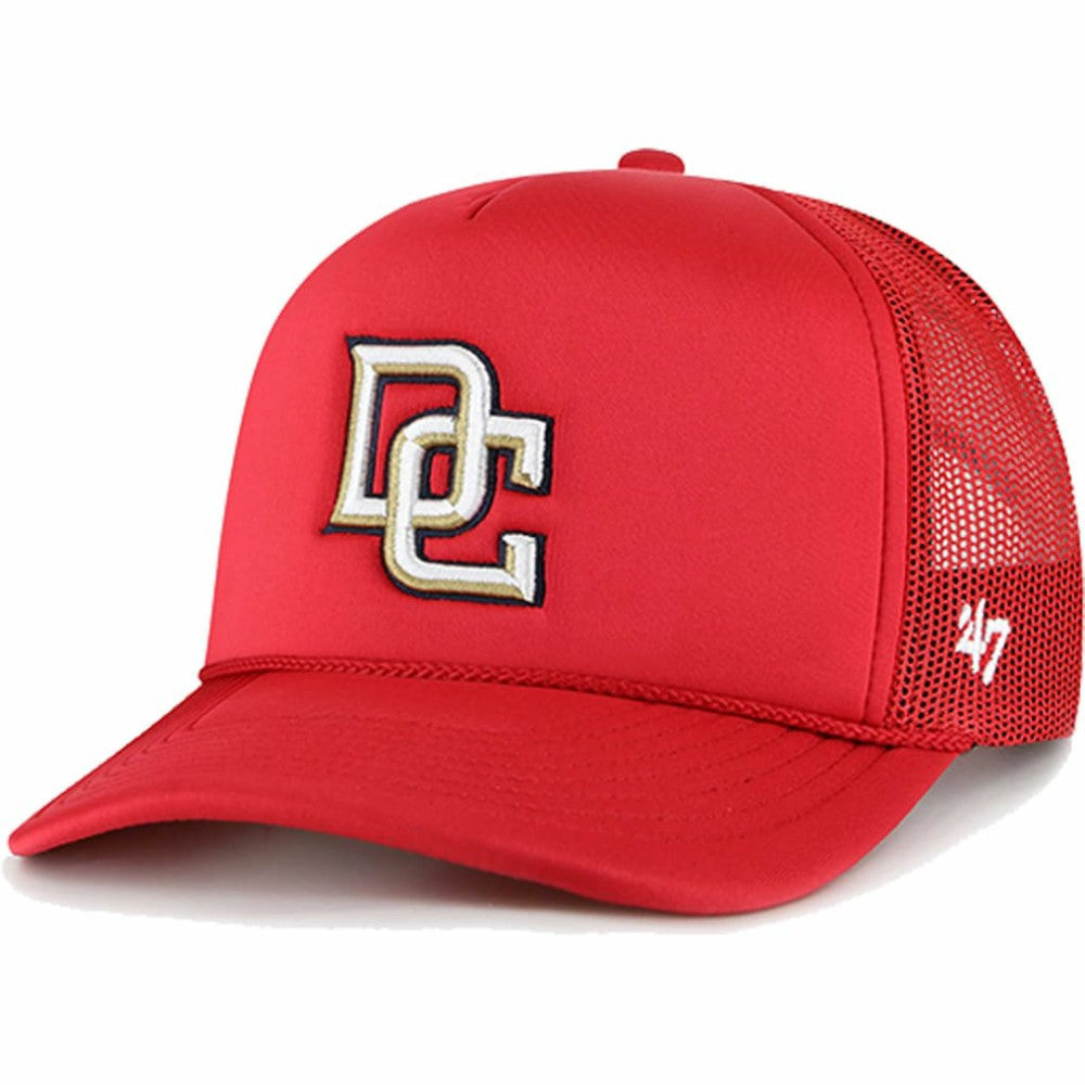 Washington Nationals Foam Logo Trucker Adjustable Hat - Red | 47 brand