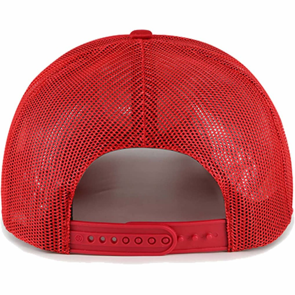 Washington Nationals Foam Logo Trucker Adjustable Hat - Red | 47 brand