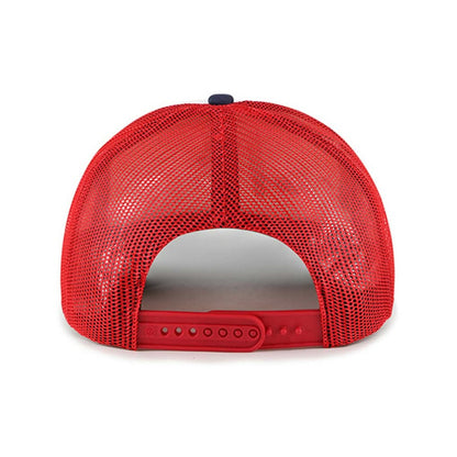 Washington Nationals Foam Front Script Trucker Snapback Hat - White | 47 brand