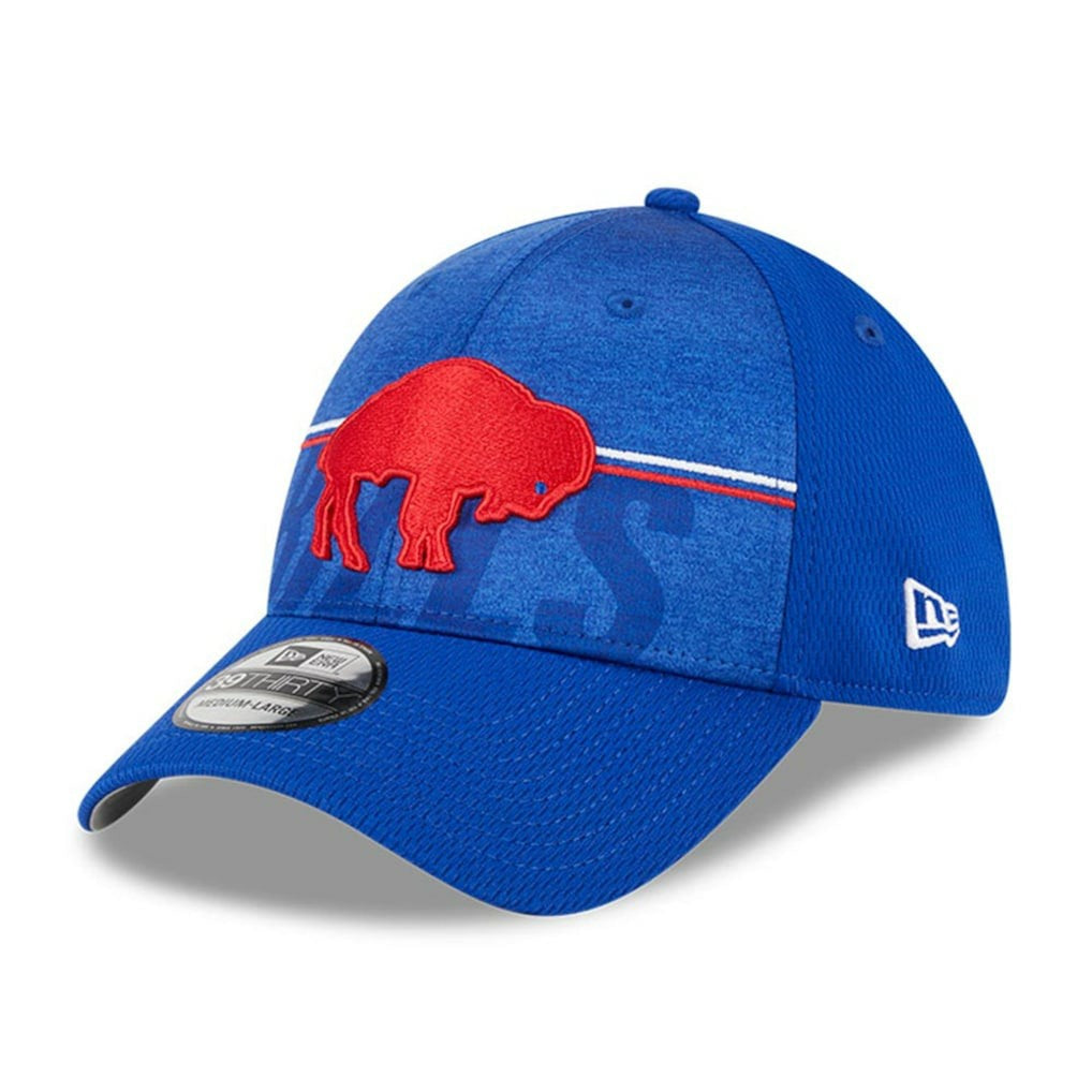 Buffalo Bills New Era 2023 NFL Training Camp Throwback 39THIRTY Flex Hat - Royal outlet