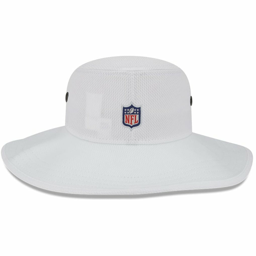 Pittsburgh Steelers New Era 2023 NFL Training Camp Panama Bucket Hat - White discount