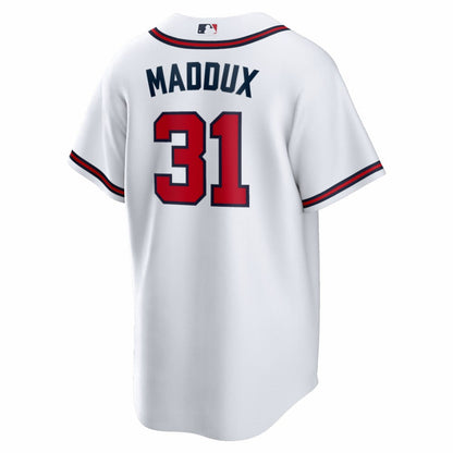 Greg Maddux Atlanta Braves Home Retired Player Replica Jersey - White | Nike