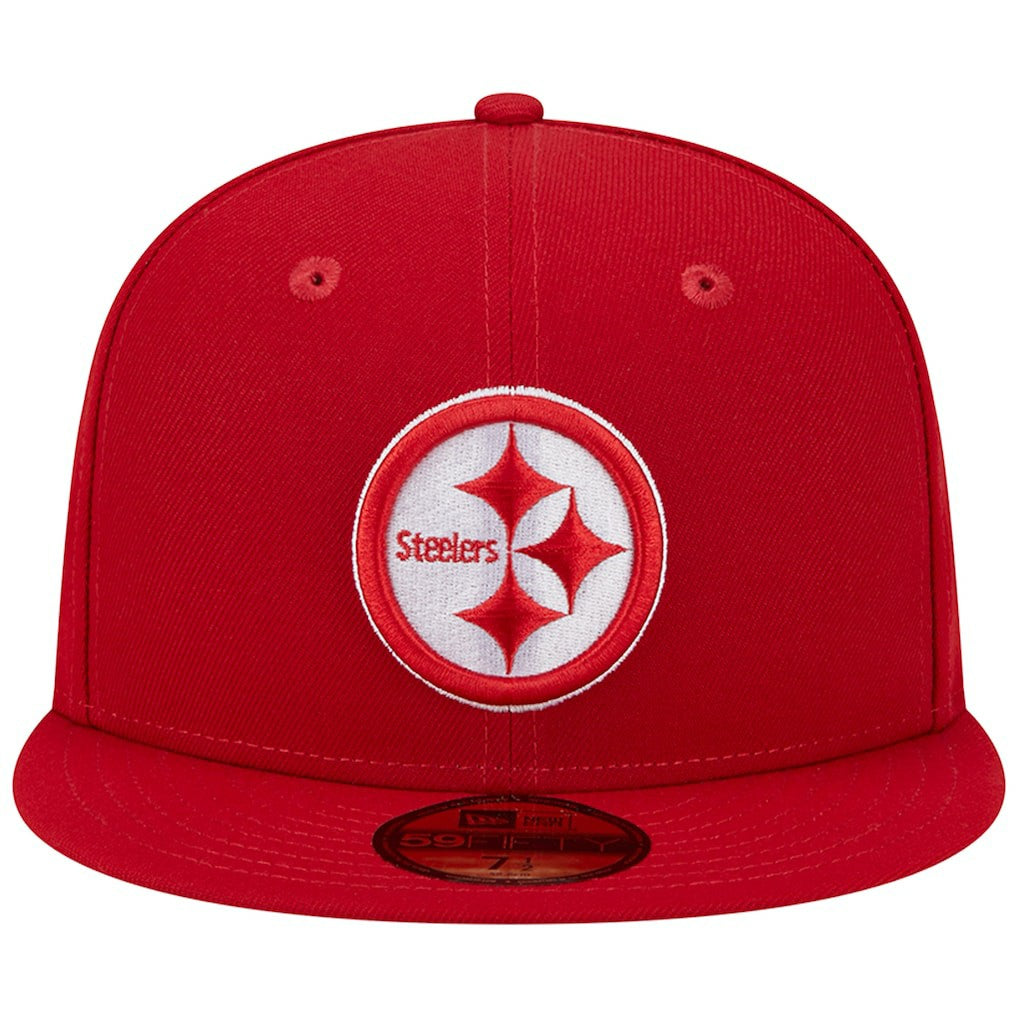 Pittsburgh Steelers New Era Super Bowl XLIII Main Patch 59FIFTY Fitted Hat - Scarlet cheap