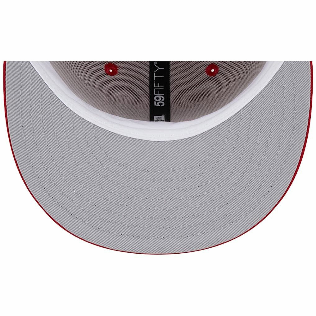 Pittsburgh Steelers New Era Super Bowl XLIII Main Patch 59FIFTY Fitted Hat - Scarlet cheap