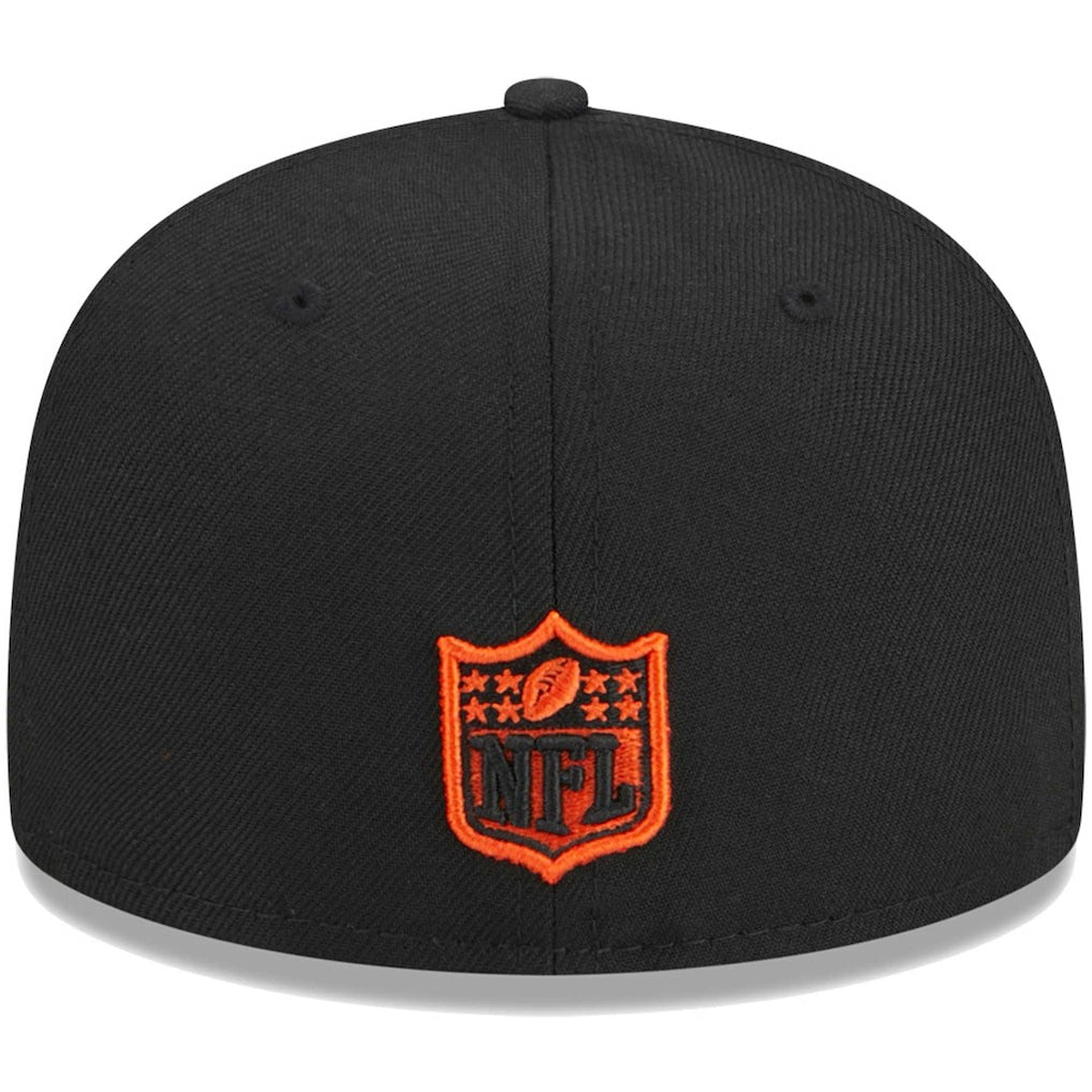 Cincinnati Bengals New Era Youth Main 59FIFTY Fitted Hat - Black on sale