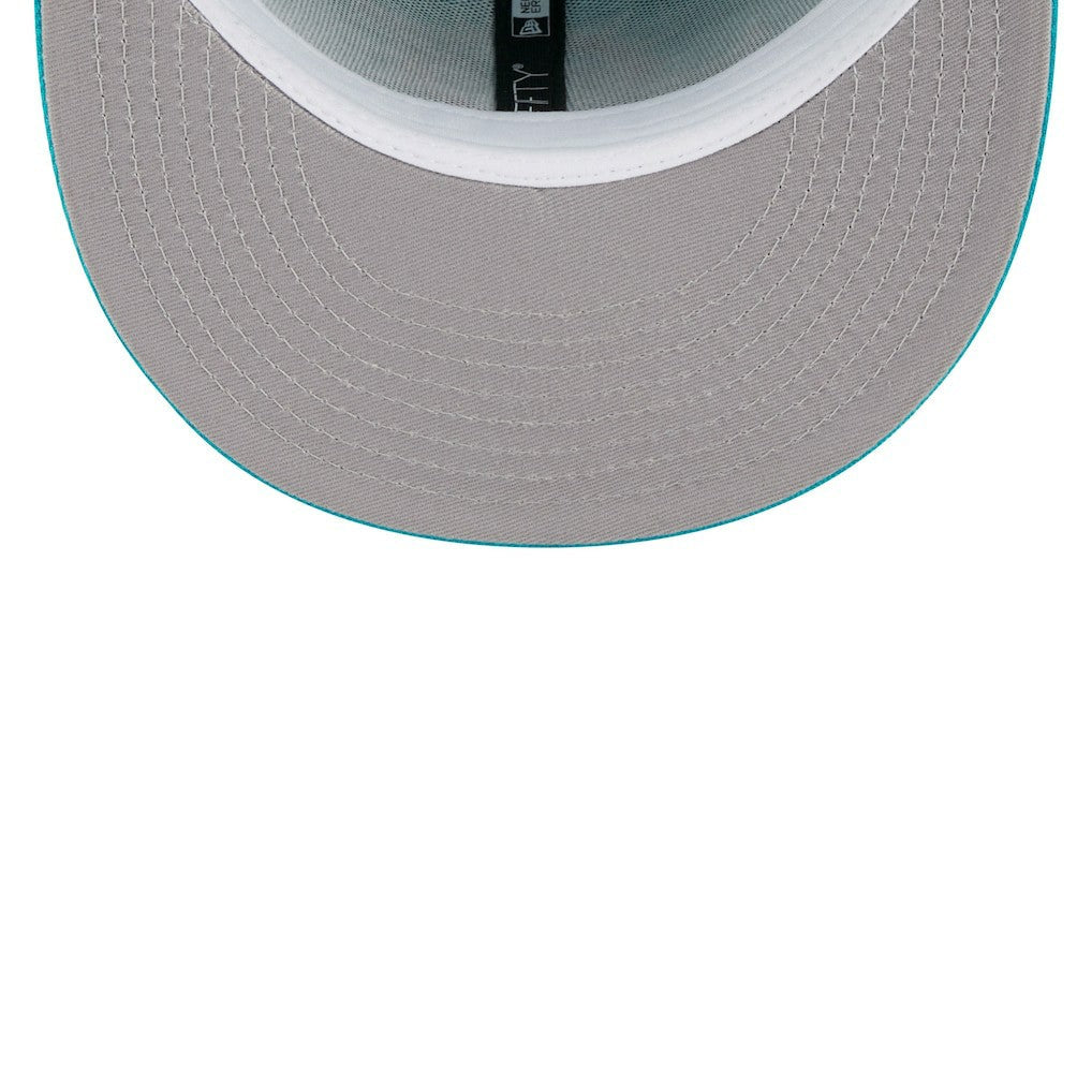 Miami Dolphins New Era Youth Main 59FIFTY Fitted Hat - Aqua online