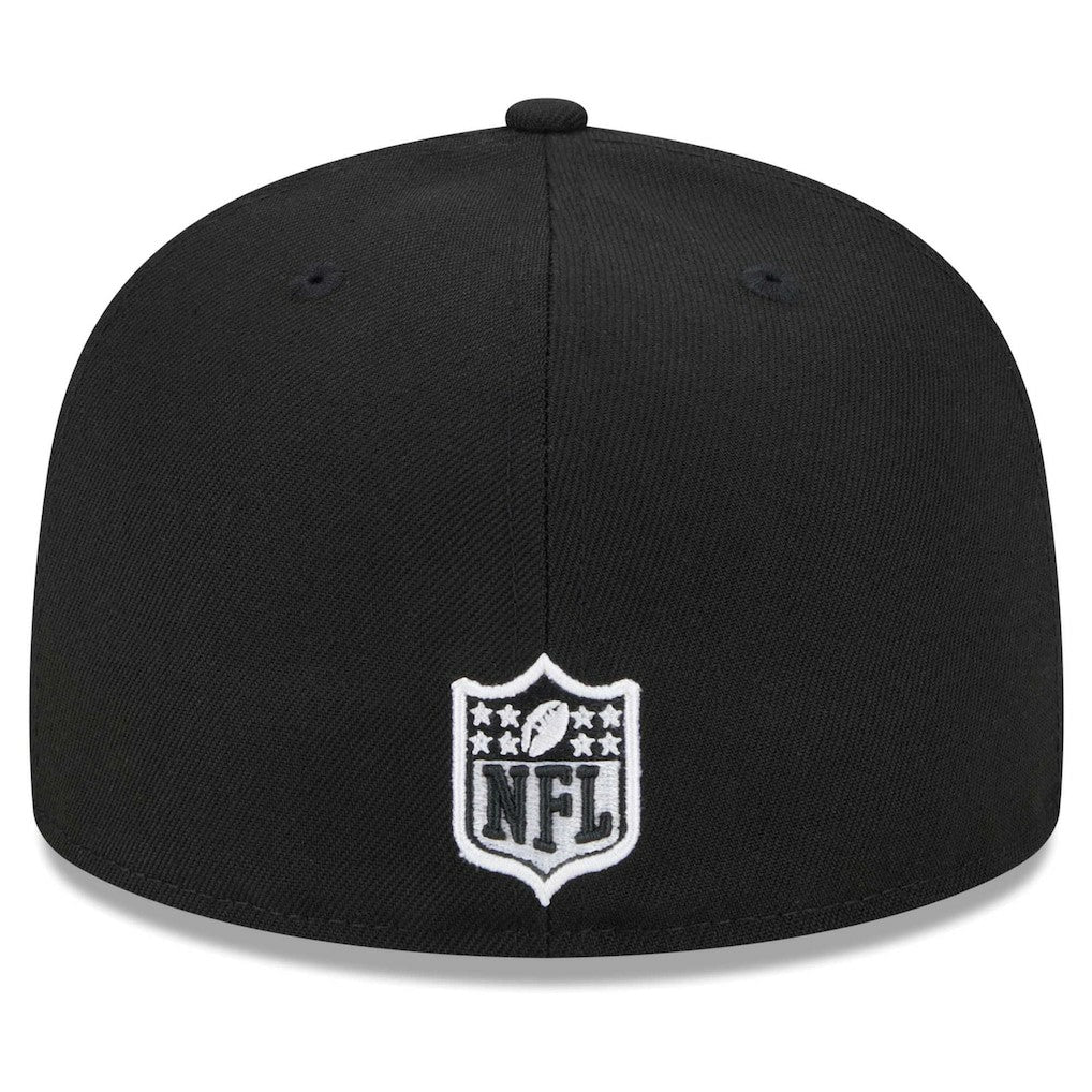 Miami Dolphins New Era Main Patch 59FIFTY Fitted Hat - Black for sale