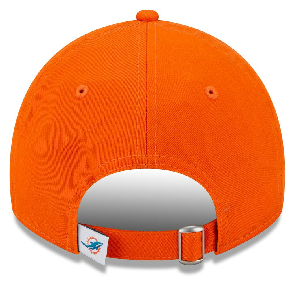 Miami Dolphins New Era Women's Main Core Classic 2.0 9TWENTY Adjustable Hat - Orange on sale