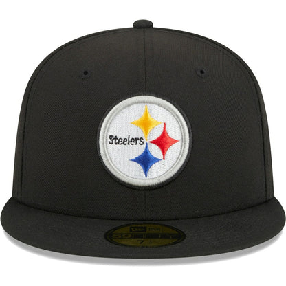 Pittsburgh Steelers New Era Main 59FIFTY Fitted Hat - Black outlet