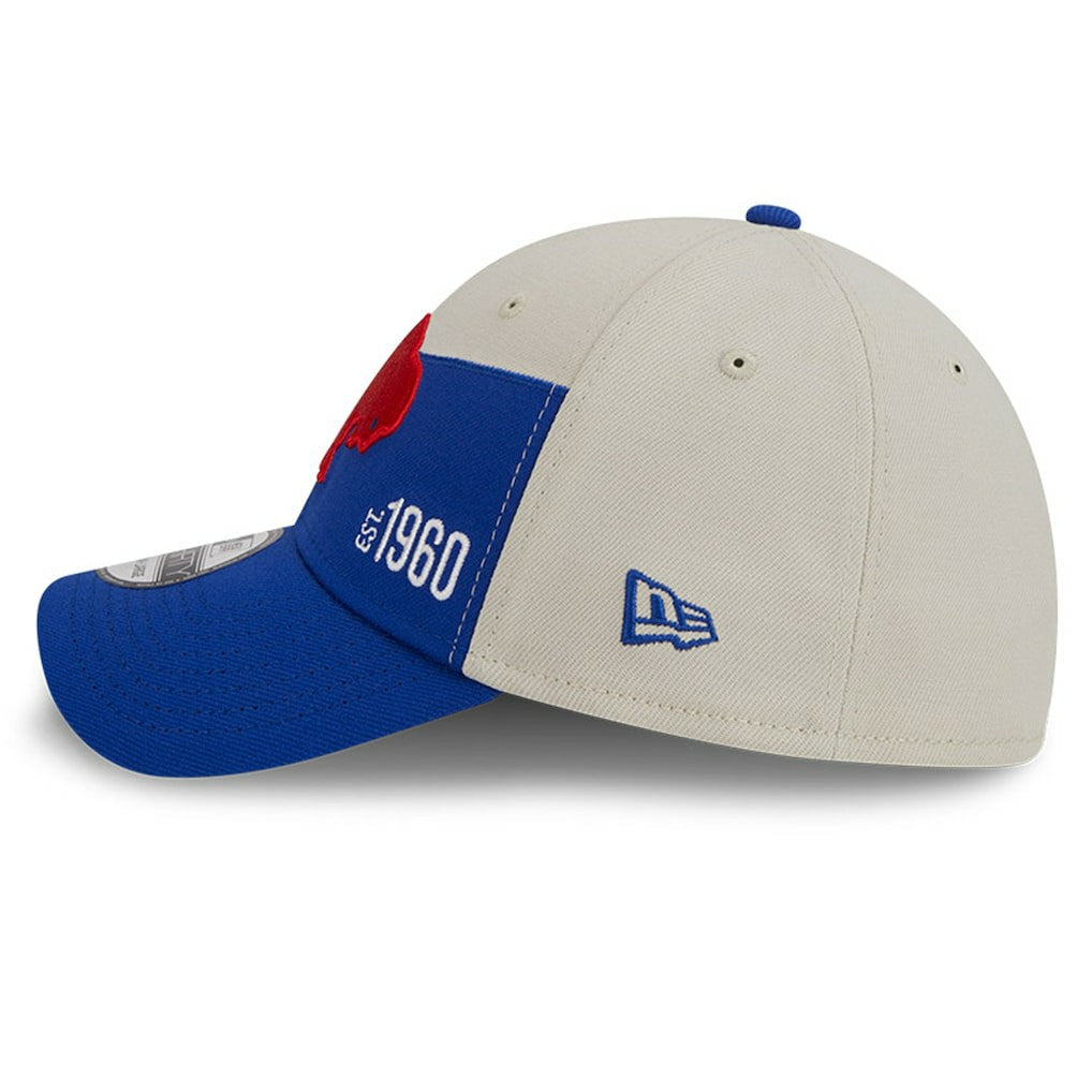 Buffalo Bills New Era 2023 Sideline Historic 39THIRTY Flex Hat - Cream/Royal outlet