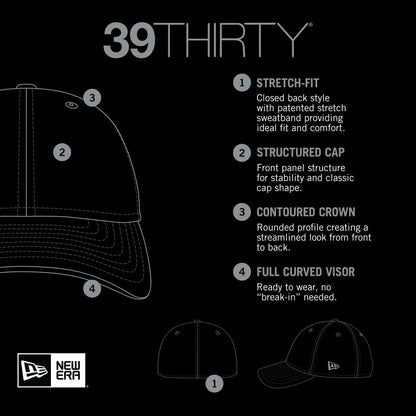 Los Angeles Chargers New Era 2023 Sideline 39THIRTY Flex Hat - White/Blue sale