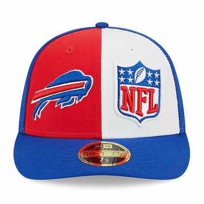 Buffalo Bills New Era 2023 Sideline Low Profile 59FIFTY Fitted Hat - Red/Royal discount