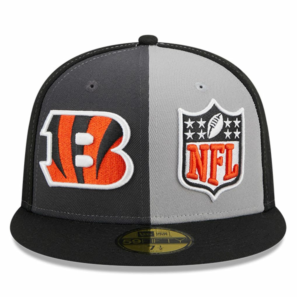 Cincinnati Bengals New Era 2023 Sideline 59FIFTY Fitted Hat - Gray/Black outlet