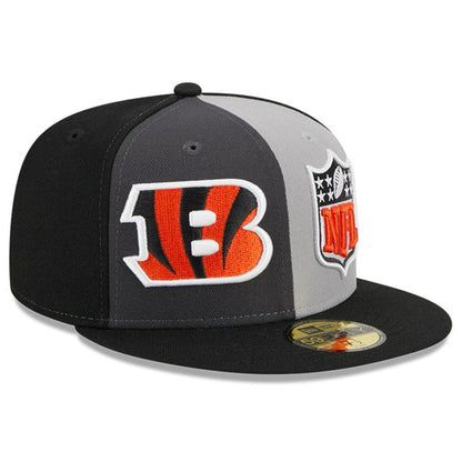 Cincinnati Bengals New Era 2023 Sideline 59FIFTY Fitted Hat - Gray/Black outlet