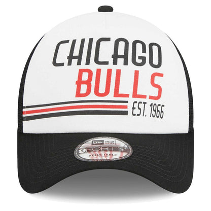 Chicago Bulls Lift Pass Foam Front Trucker 9FORTY Adjustable Hat - White | New Era online