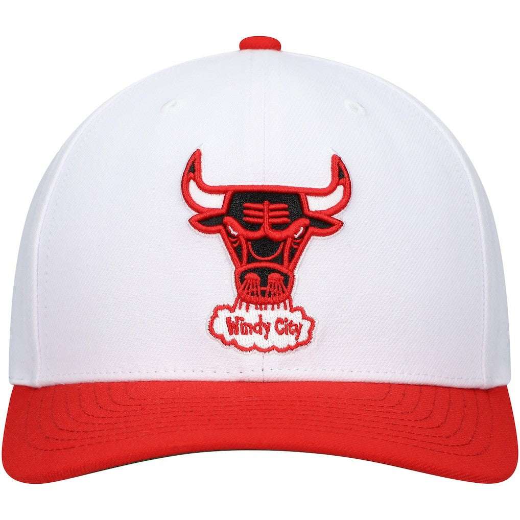 Chicago Bulls Hardwood Classics Core 2-Tone 2.0 Pro Snapback Hat - White/Red | Mitchell & Ness on sale