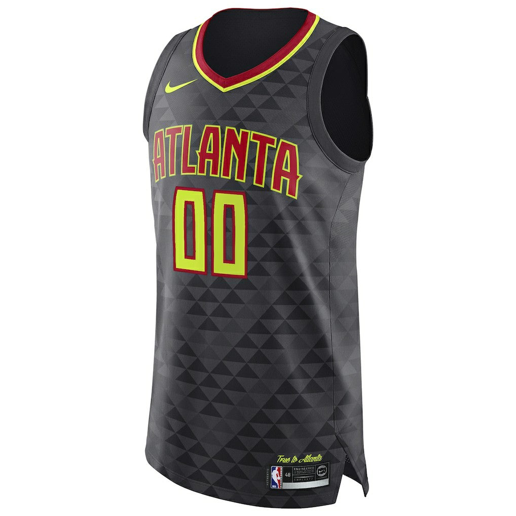 Atlanta Hawks Authentic Custom Jersey Black - Icon Edition | Nike outlet