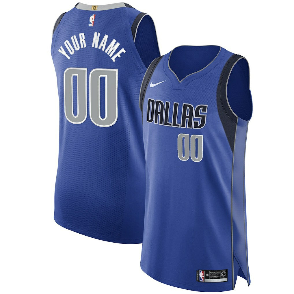 Dallas Mavericks 2020/21 Authentic Custom Jersey Royal sale - Icon Edition | Nike outlet