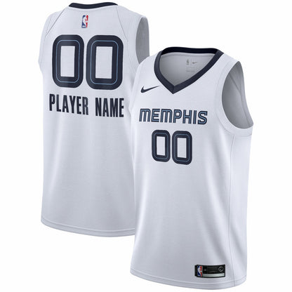 Memphis Grizzlies 2020/21 Swingman Custom Jersey - Association Edition - White | Nike shop