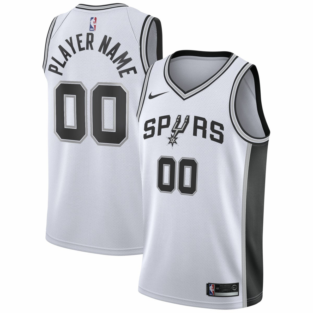 San Antonio Spurs 2020/21 Swingman Custom Jersey - Association Edition - White | Nike for sale