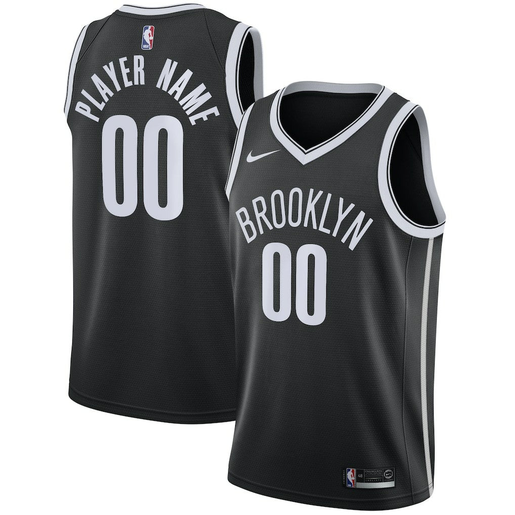 Brooklyn Nets 2020/21 Swingman Custom Jersey - Icon Edition - Black | Nike online