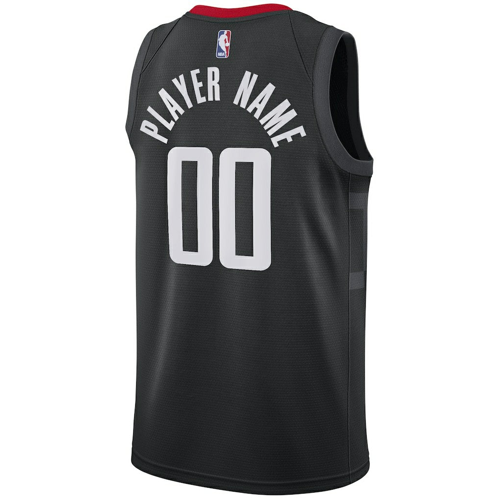 Houston Rockets Swingman Custom Jersey Black - Statement Edition | Nike on sale