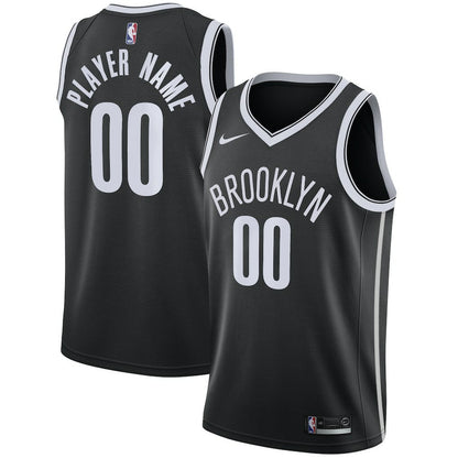 Brooklyn Nets Swingman Custom Jersey Black - Icon Edition | Nike shop