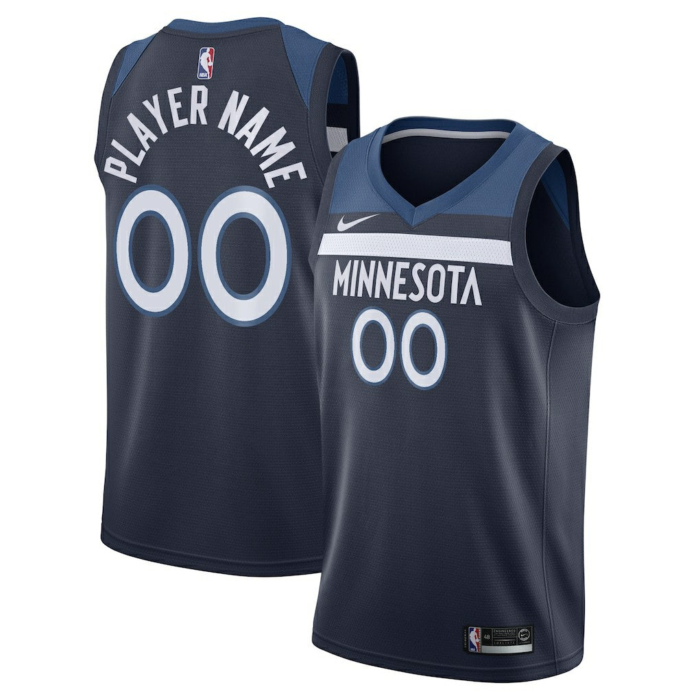 Minnesota Timberwolves Swingman Custom Jersey Navy - Icon Edition | Nike online