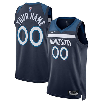 Minnesota Timberwolves Unisex Swingman Custom Jersey Navy - Icon Edition | Nike online