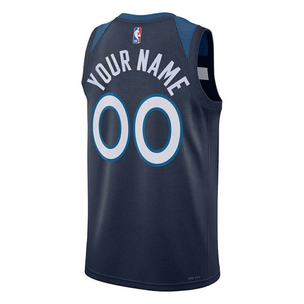 Minnesota Timberwolves Unisex Swingman Custom Jersey Navy - Icon Edition | Nike online