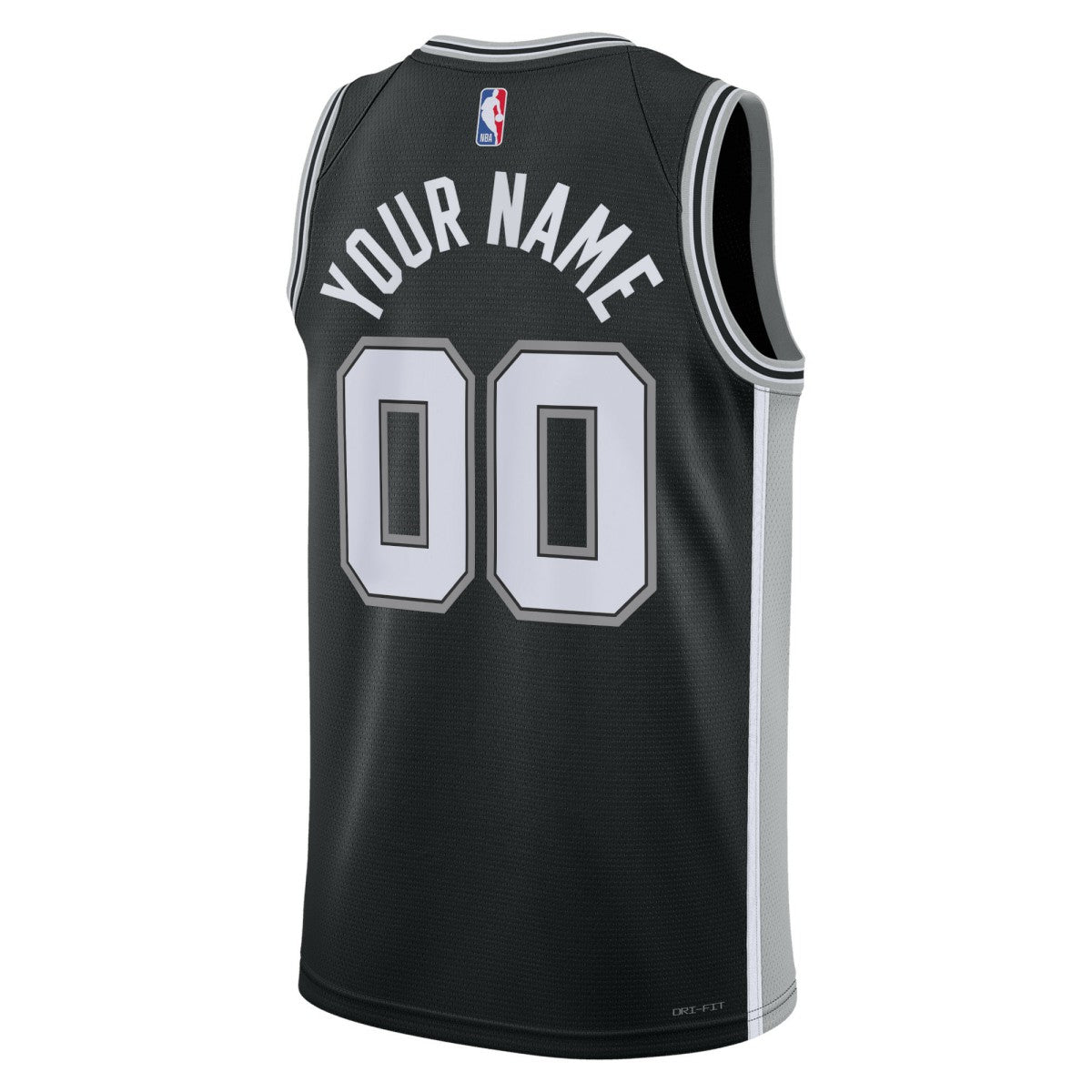 San Antonio Spurs Unisex Swingman Custom Jersey Black - Icon Edition | Nike cheap