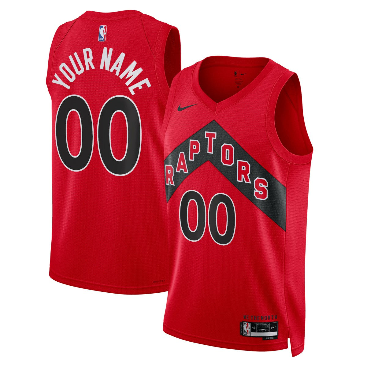 Toronto Raptors Unisex Swingman Custom Jersey Red - Icon Edition | Nike on sale