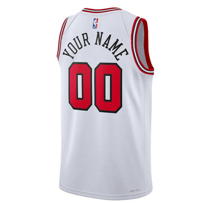 Chicago Bulls Unisex Swingman Custom Jersey White - Association Edition | Nike for sale