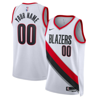 Portland Trail Blazers Unisex Swingman Custom Jersey White - Association Edition | Nike shop