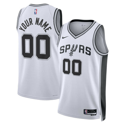 San Antonio Spurs Unisex Swingman Custom Jersey White - Association Edition | Nike outlet
