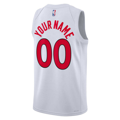 Toronto Raptors Unisex Swingman Custom Jersey White - Association Edition | Nike discount