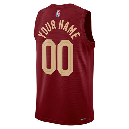 Cleveland Cavaliers Unisex Swingman Custom Jersey Burgundy sale - Icon Edition | Nike cheap