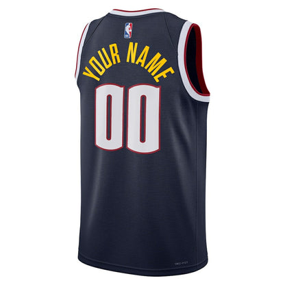 Denver Nuggets Unisex Swingman Custom Jersey Navy sale - Icon Edition | Nike sale