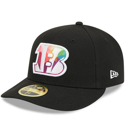 Cincinnati Bengals New Era 2023 NFL Crucial Catch Low Profile 59FIFTY Fitted Hat - Black outlet