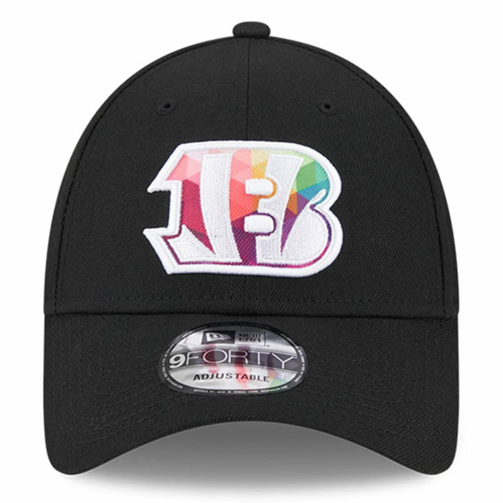 Cincinnati Bengals New Era 2023 NFL Crucial Catch 9FORTY Adjustable Hat - Black on sale