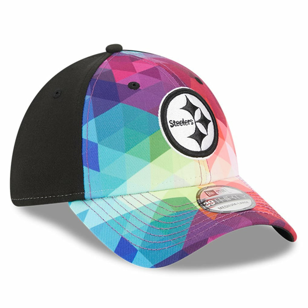 Pittsburgh Steelers New Era 2023 NFL Crucial Catch 39THIRTY Flex Hat - Pink cheap