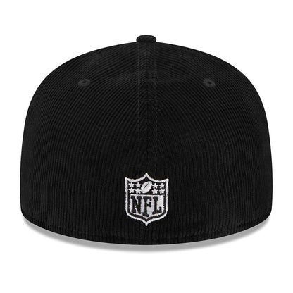 Pittsburgh Steelers New Era Throwback Cord 59FIFTY Fitted Hat - Black for sale