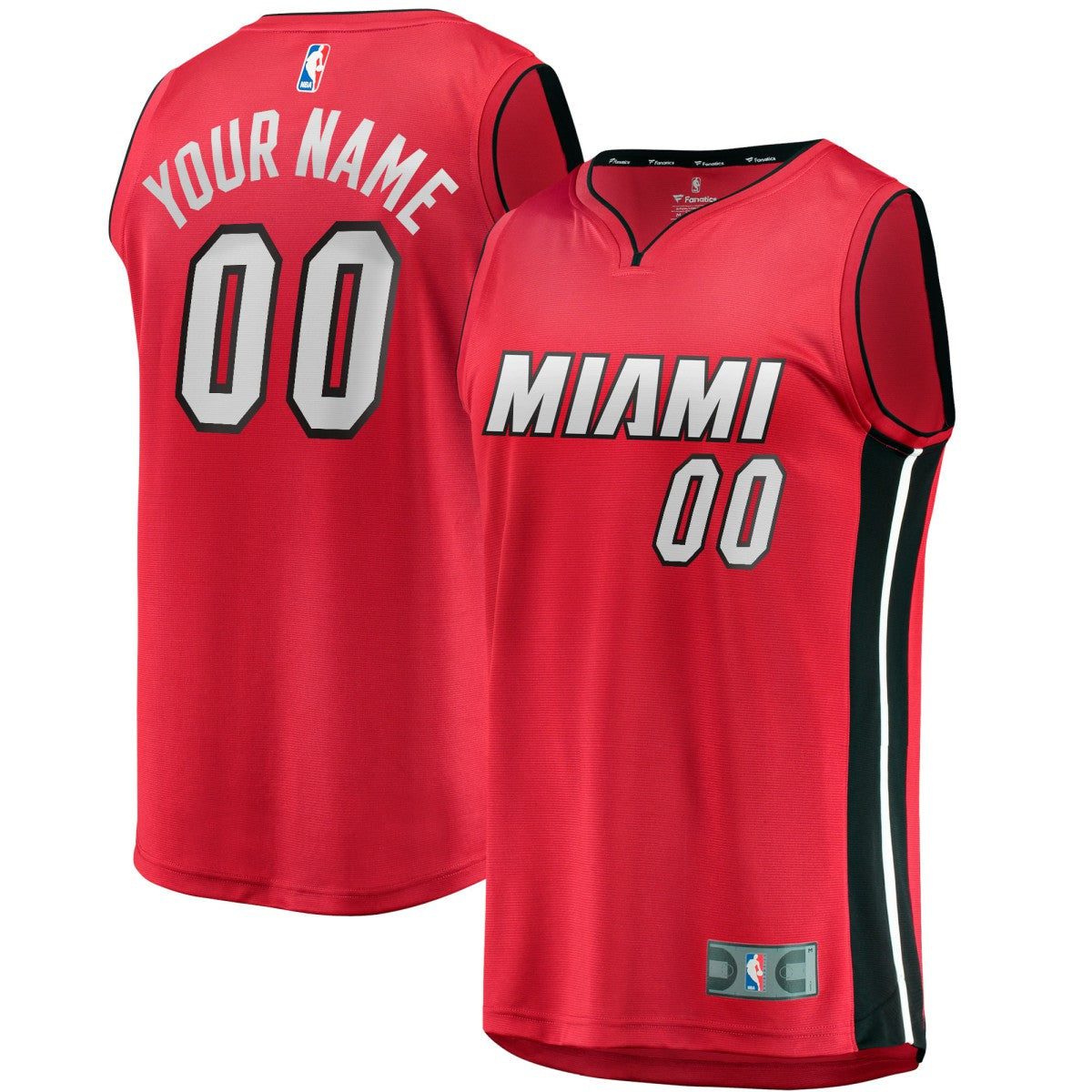Miami Heat Fast Break Custom Jersey - Red - Statement Edition | Fanatics shop