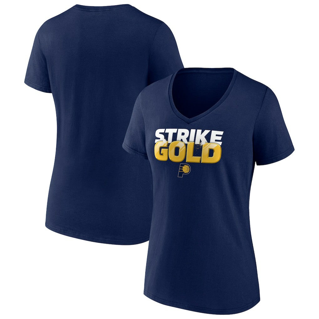 Indiana Pacers Women's Team Pride V-Neck T-Shirt - Navy for sale