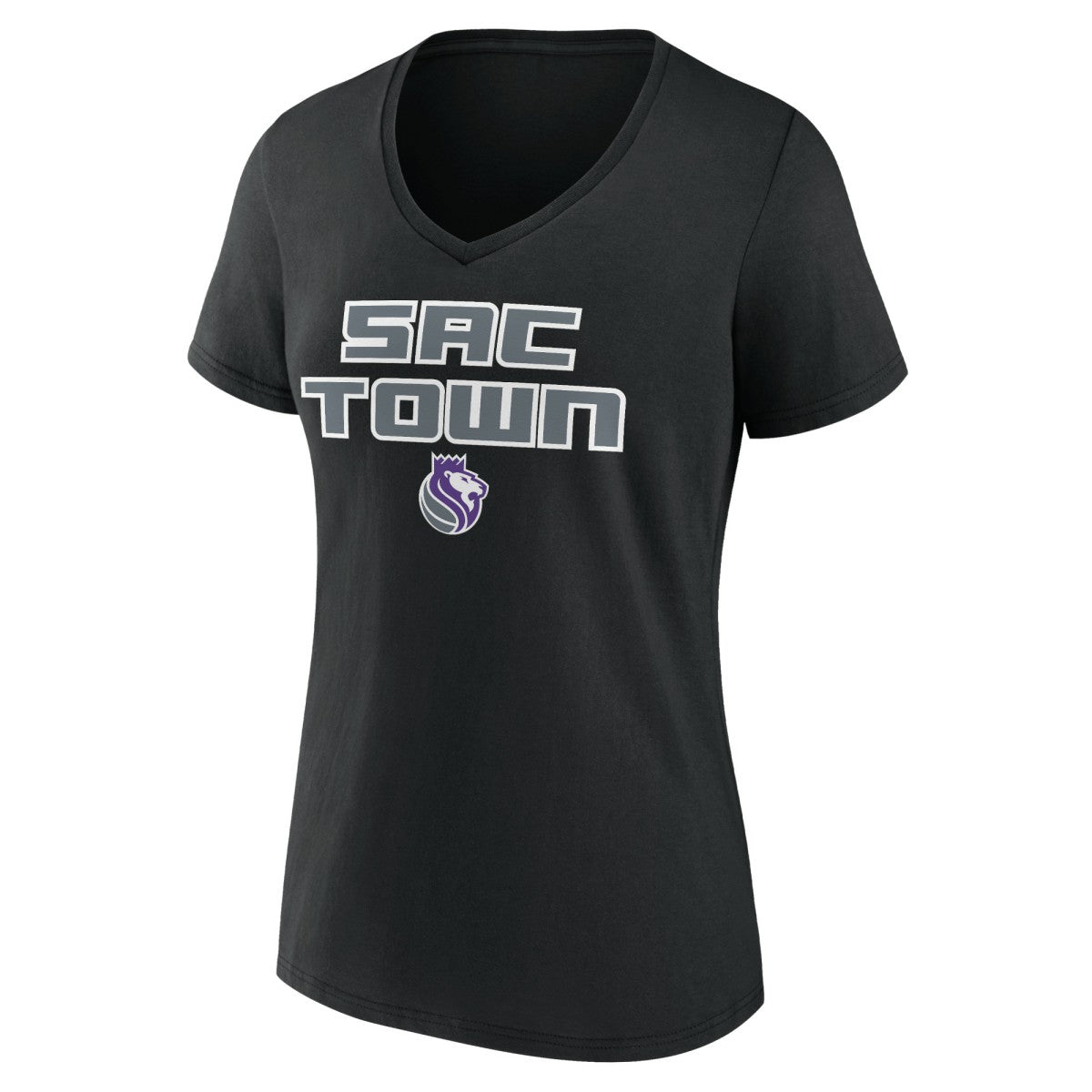 Sacramento Kings Women's Team Pride V-Neck T-Shirt - Black on sale