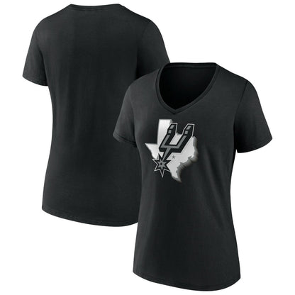 San Antonio Spurs Women's Team Pride V-Neck T-Shirt - Black outlet