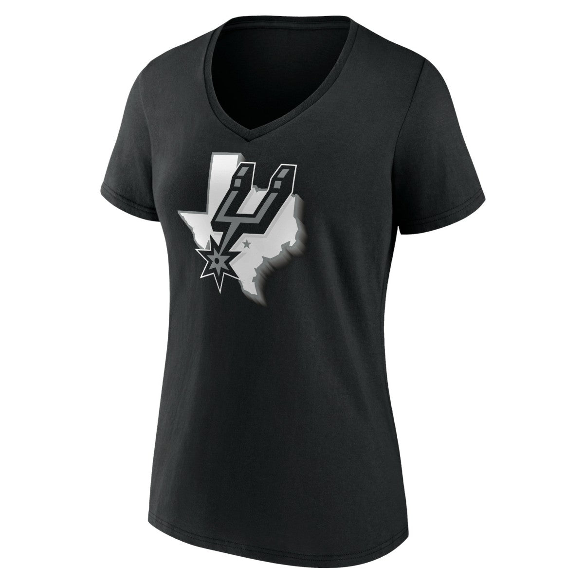 San Antonio Spurs Women's Team Pride V-Neck T-Shirt - Black outlet